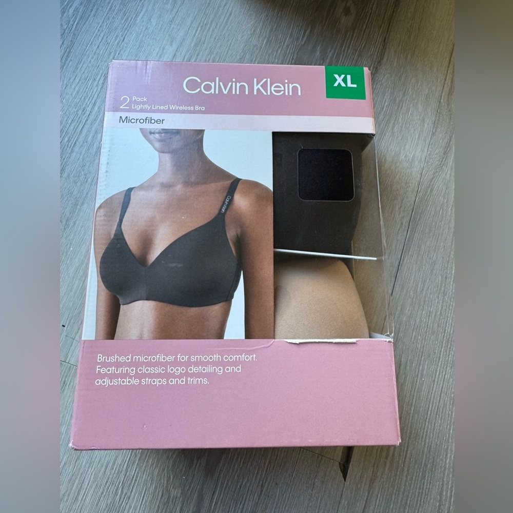 Calvin Klein Lightly Lined Wireless Microfiber Br… - image 1